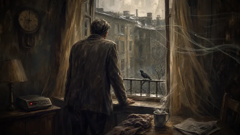 Ein Mann hört am Fenster eine Amsel und findet in ihrem Gesang die letzte Spur seiner Mutter.